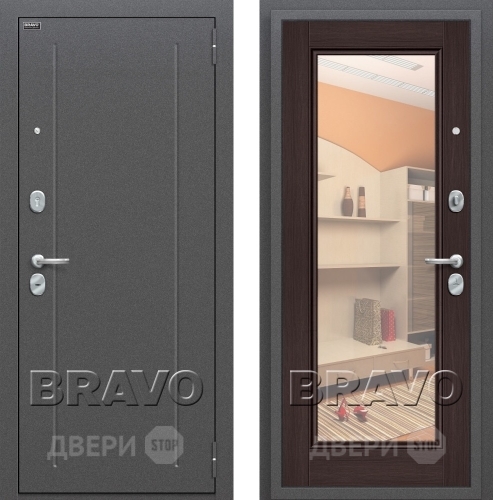 Входная металлическая Дверь Bravo Оптим Флэш Венге в Солнечногорске