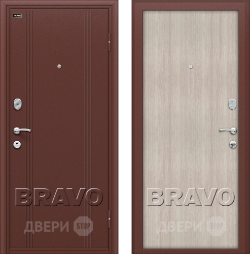 Входная металлическая Дверь Bravo Оптим Door Out 201 Капучино в Солнечногорске