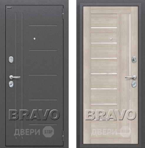 Входная металлическая Дверь Bravo Оптим Проф Капучино в Солнечногорске