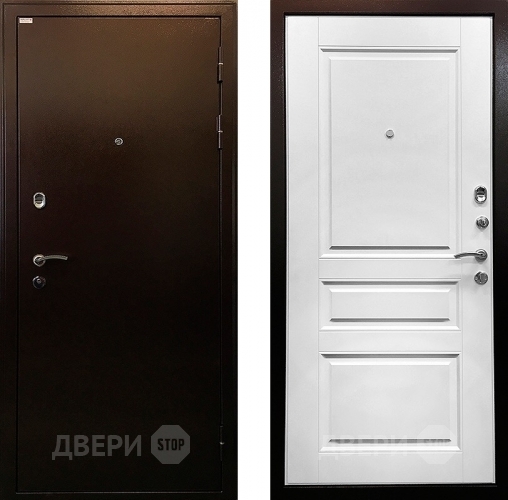 Входная металлическая Дверь Ратибор Статус 3К Белый Ясень в Солнечногорске