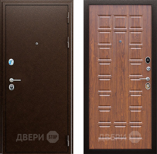 Входная металлическая Дверь АСД Спартак Орех темный в Солнечногорске