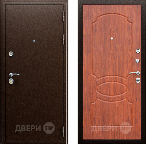 Входная металлическая Дверь АСД Грация Орех темный в Солнечногорске