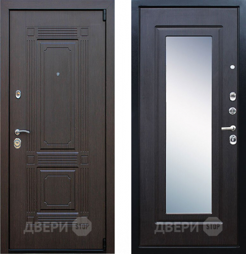 Входная металлическая Дверь АСД Викинг с зеркалом Венге в Солнечногорске