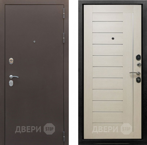Входная металлическая Дверь Снедо Бордо 3К Эш вайт в Солнечногорске