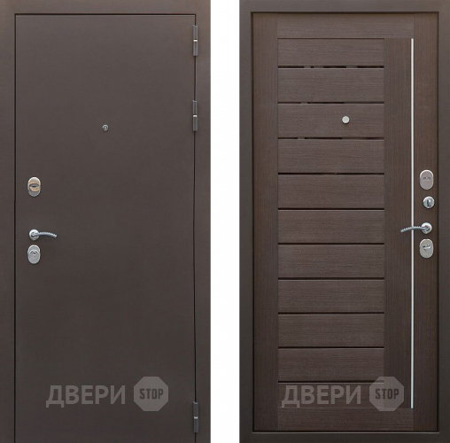 Входная металлическая Дверь Снедо Бордо 3К Темный орех  в Солнечногорске