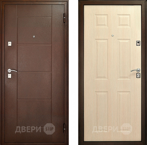 Входная металлическая Дверь Форпост Модель 73 Беленый дуб в Солнечногорске