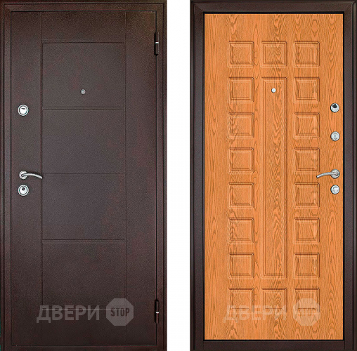 Входная металлическая Дверь Форпост Квадро Дуб золотой в Солнечногорске