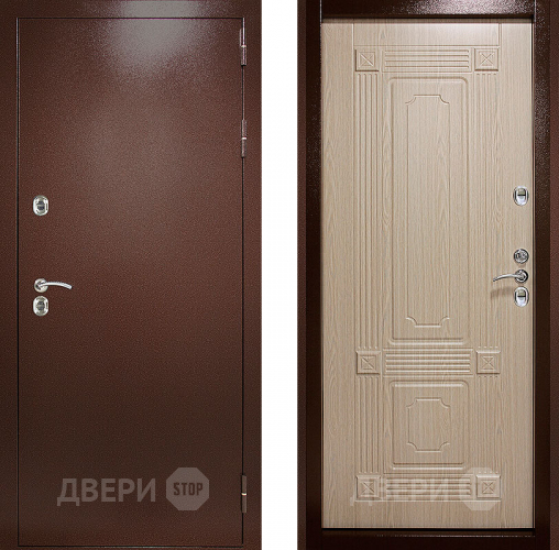 Входная металлическая Дверь (Дверной Континент) Термаль Ультра Беленый дуб в Солнечногорске