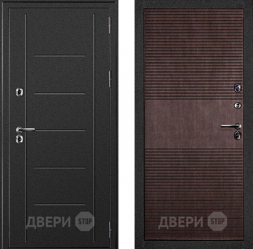 Входная металлическая Дверь Дверной Континент Термаль Венге в Солнечногорске