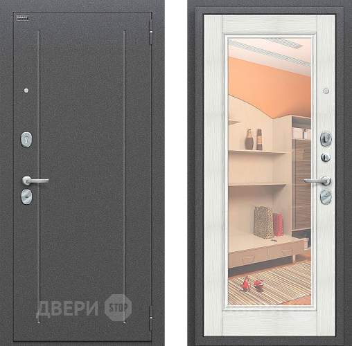 Входная металлическая Дверь Bravo Оптим Флэш Bianco Veralinga в Солнечногорске