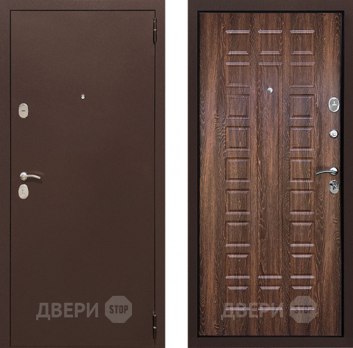 Входная металлическая Дверь Престиж 100 Дуб коньячный в Солнечногорске