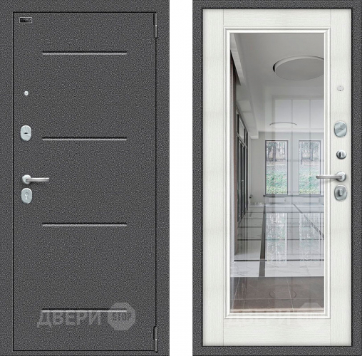 Дверь Bravo Porta S-2 104/П61 с зеркалом Бьянко в Солнечногорске