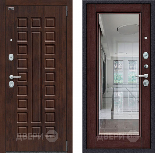 Входная металлическая Дверь Bravo Porta S-3 51/П61 с зеркалом Венге в Солнечногорске