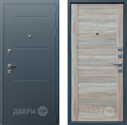 Входная металлическая Дверь АСД Техно XN 99 Дуб сонома светлый в Солнечногорске