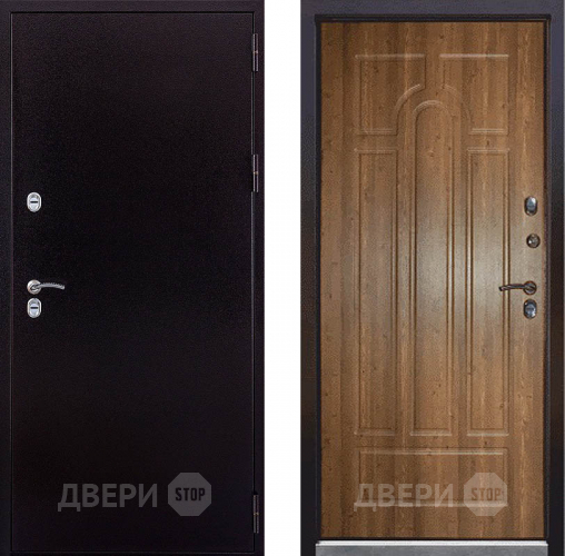 Дверь Заводская Урал Термо Орех Кантри (с терморазрывом) в Солнечногорске