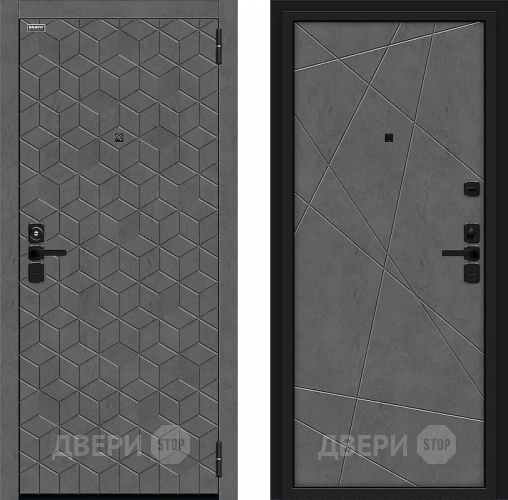 Дверь Bravo Кьюб Лунный камень/Slate Art в Солнечногорске