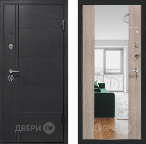 Входная металлическая Дверь Форпост Эверест Зеркало Сандал в Солнечногорске