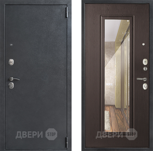 Дверь Дверной Континент ДК-70 Зеркало Эко Венге в Солнечногорске