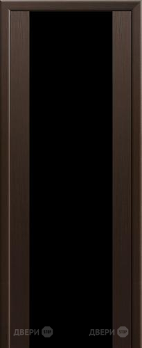 Межкомнатная дверь ProfilDoors 8X венге мелинга (черный триплекс) в Солнечногорске