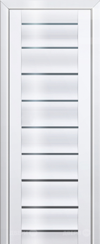 Межкомнатная дверь ProfilDoors 76L белый люкс (графит) в Солнечногорске