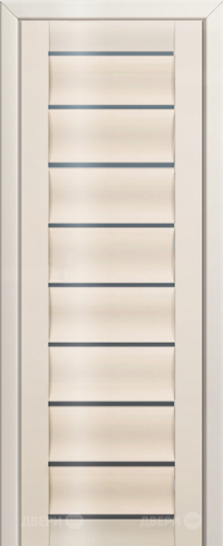 Межкомнатная дверь ProfilDoors 76L магнолия люкс (графит) в Солнечногорске
