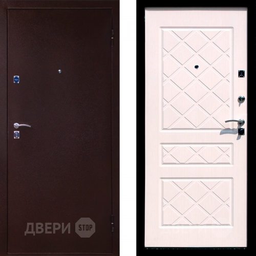Входная металлическая Дверь СТОП ЭКО Беленый дуб в Солнечногорске