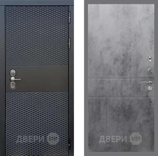Дверь Стоп БЛЭК CISA ФЛ-290 Бетон темный в Солнечногорске