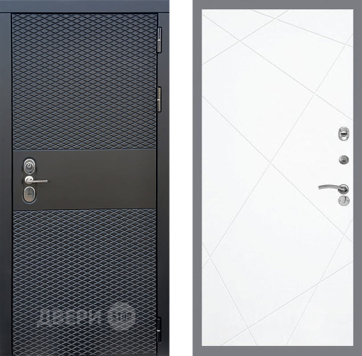 Дверь Стоп БЛЭК CISA ФЛ-291 Силк Сноу в Солнечногорске