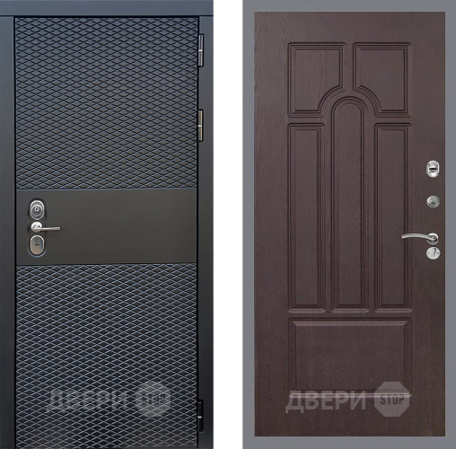 Входная металлическая Дверь Стоп БЛЭК CISA ФЛ-58 Венге в Солнечногорске