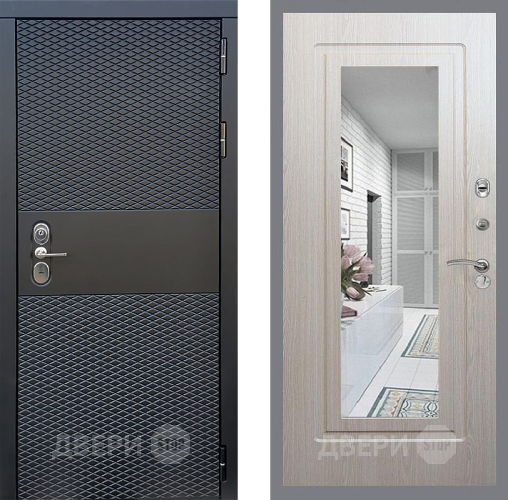 Дверь Стоп БЛЭК CISA Зеркало ФЛ-120 Беленый дуб в Солнечногорске