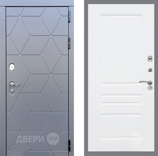 Дверь Стоп КОСМО ФЛ-243 Силк Сноу в Солнечногорске