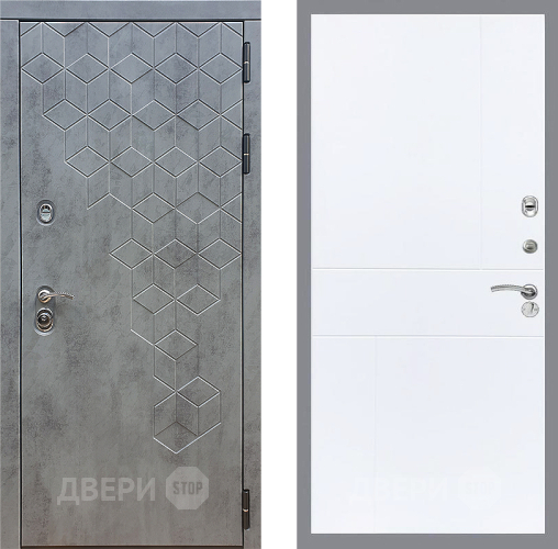 Дверь Стоп БЕТОН ФЛ-290 Силк Сноу в Солнечногорске