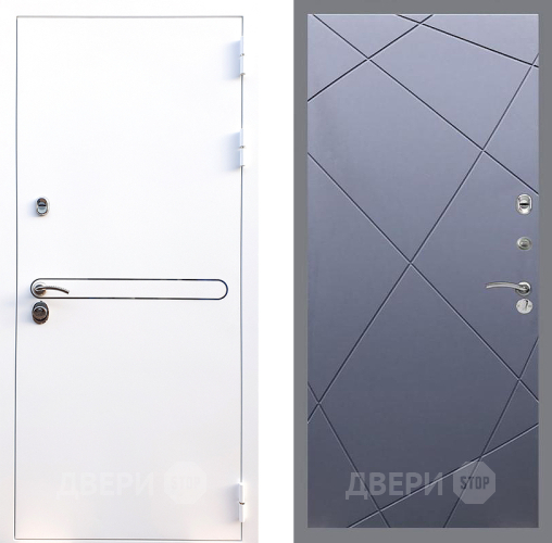 Дверь Стоп Лайн Вайт ФЛ-291 Силк титан в Солнечногорске