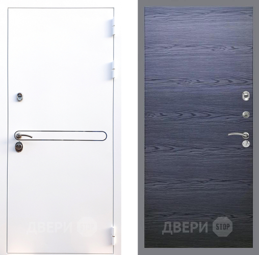 Дверь Стоп Лайн Вайт Гладкая Дуб тангенальный черный в Солнечногорске