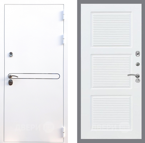 Входная металлическая Дверь Стоп Лайн Вайт ФЛ-1 Силк Сноу в Солнечногорске