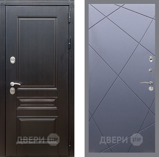 Дверь Стоп МЕГАПОЛИС ФЛ-291 Силк титан в Солнечногорске