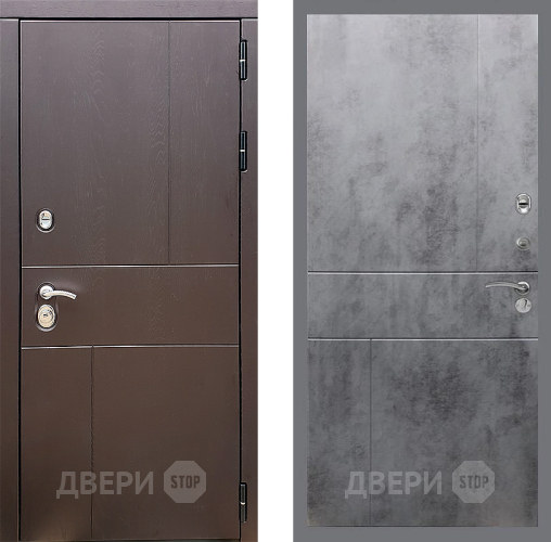 Дверь Стоп УРБАН ФЛ-290 Бетон темный в Солнечногорске