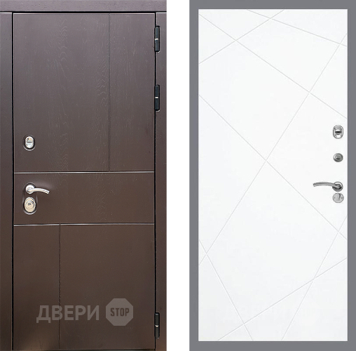 Входная металлическая Дверь Стоп УРБАН ФЛ-291 Силк Сноу в Солнечногорске