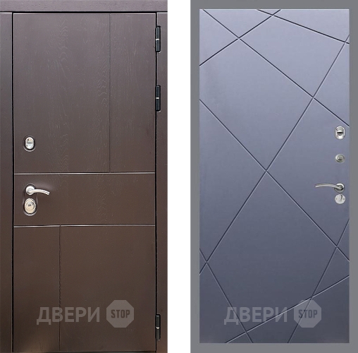 Входная металлическая Дверь Стоп УРБАН ФЛ-291 Силк титан в Солнечногорске