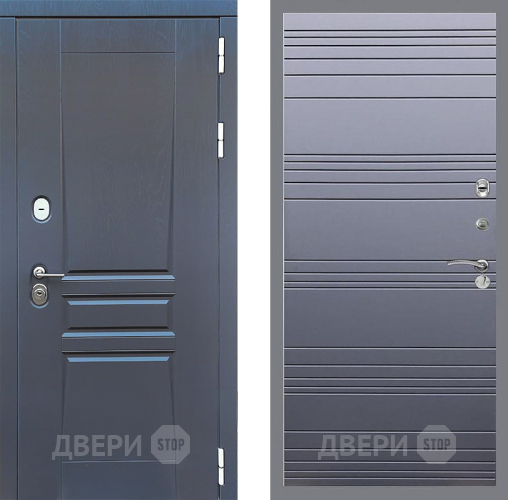 Дверь Стоп ПЛАТИНУМ Лайн Силк титан в Солнечногорске