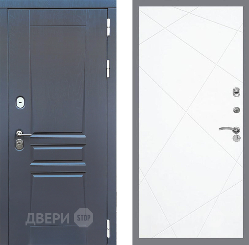 Входная металлическая Дверь Стоп ПЛАТИНУМ ФЛ-291 Силк Сноу в Солнечногорске