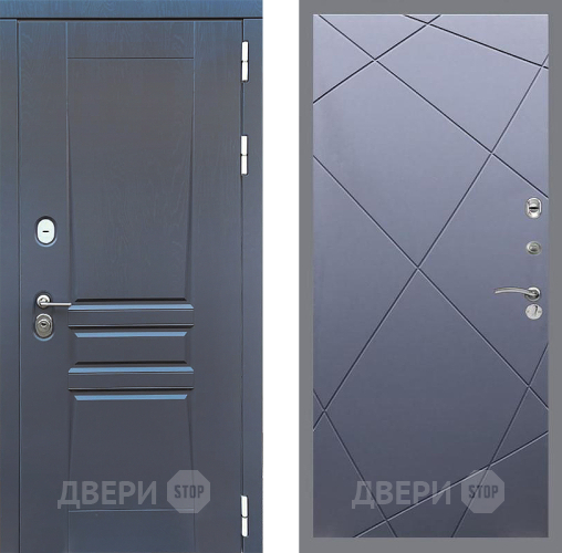 Входная металлическая Дверь Стоп ПЛАТИНУМ ФЛ-291 Силк титан в Солнечногорске