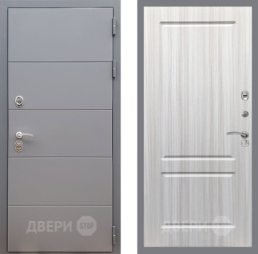 Дверь Стоп АРТ ГРАФИТ ФЛ-117 Сандал белый в Солнечногорске
