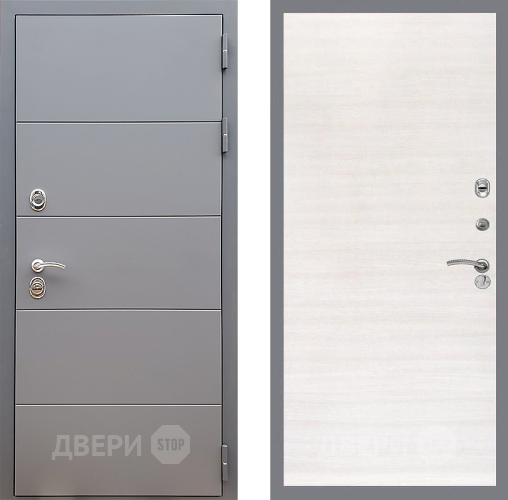 Дверь Стоп АРТ ГРАФИТ Гладкая Акация светлая в Солнечногорске