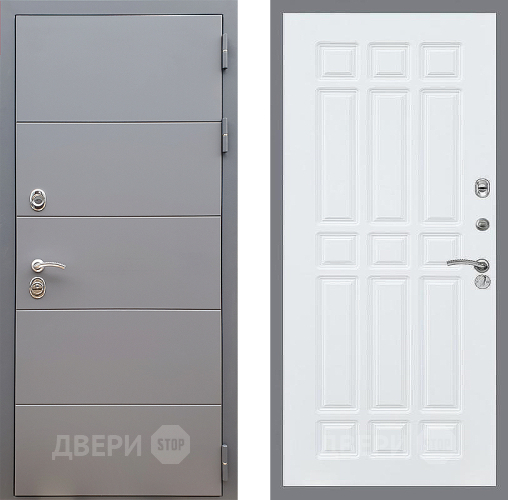 Дверь Стоп АРТ ГРАФИТ ФЛ-33 Силк Сноу в Солнечногорске