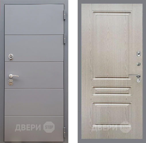 Дверь Стоп АРТ ГРАФИТ ФЛ-243 Беленый дуб в Солнечногорске