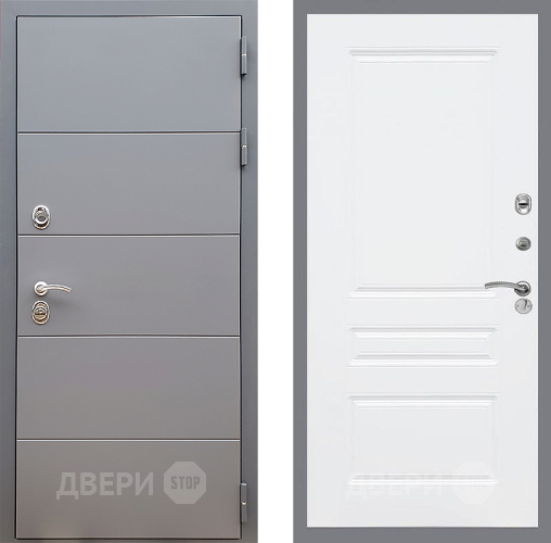 Дверь Стоп АРТ ГРАФИТ ФЛ-243 Силк Сноу в Солнечногорске