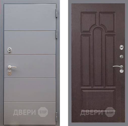 Входная металлическая Дверь Стоп АРТ ГРАФИТ ФЛ-58 Венге в Солнечногорске