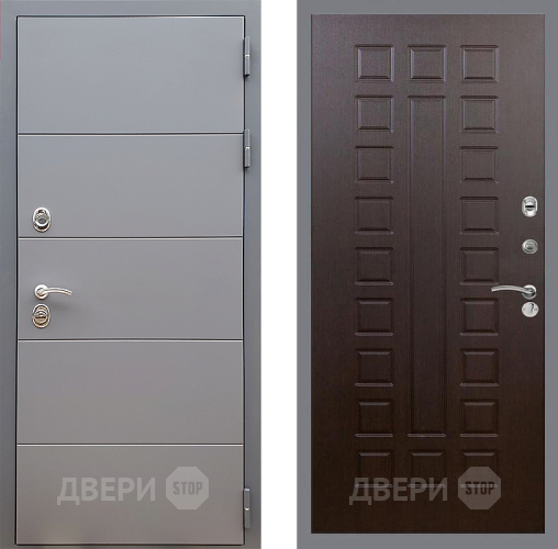 Входная металлическая Дверь Стоп АРТ ГРАФИТ ФЛ-183 Венге в Солнечногорске