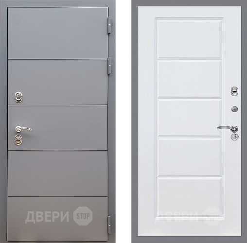 Дверь Стоп АРТ ГРАФИТ ФЛ-39 Силк Сноу в Солнечногорске